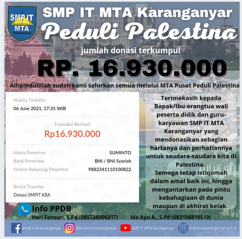 SMP IT MTA Karanganyar Donasi 